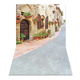 Fundo Fotográfico Vila Da Itália Em Tecido PN-0077 em Oferta na Shopee