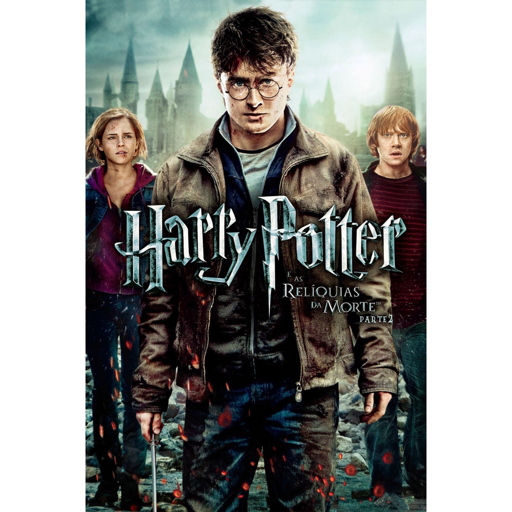 DVD DUPLO - Filme Harry potter e as reliquias da morte parte 2 duplo com dvd bonus - Usado