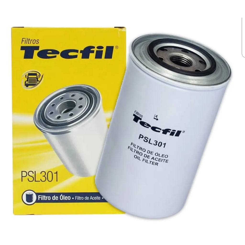 Filtro de Óleo Tecfil PSL301 Mercedes 1214,1218,1318,1414,1418,1618,1620,1621,1714,1718,1721,2318,2418,710 em Oferta na Shopee