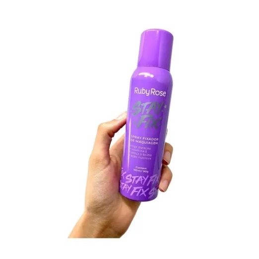 Spray Fixador De Maquiagem Vitamina E Stay Fix Ruby Rose