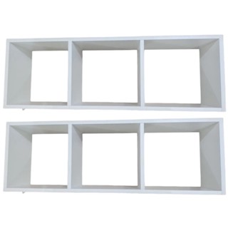 Kit 02 nichos triplo sala cozinha quarto decoração 50x20x15