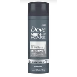 Espuma De Barbear Dove Men+Care Sensitive 200Ml