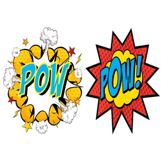 pow efeitos cenográficos kit decoração de festa infantil 4 display de mesa 20cm