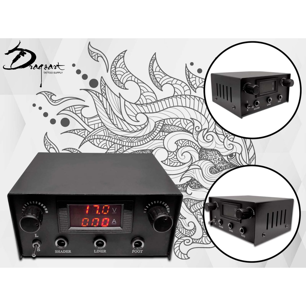 Fonte com Dupla Regulagem para Tatuagem em Oferta na Shopee