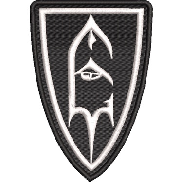 patch bordado emperor black metal termocolante