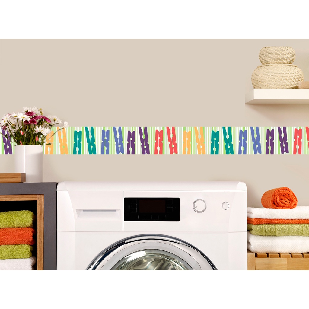Faixa, Borda Decorativa para Lavanderia e áreas de serviço