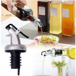 Bico De Dosador Com Tampa Para Garrafa Azeite Vinagre Shoyu Óleo Molho Licor Cozinha Multiuso Clink