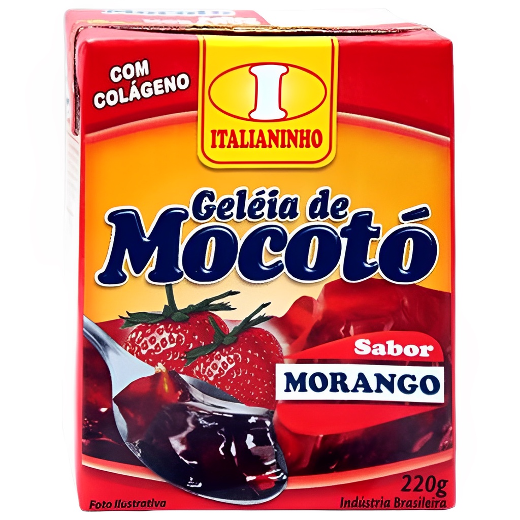 Geleia De Mocotó Morango Italianinho 220g