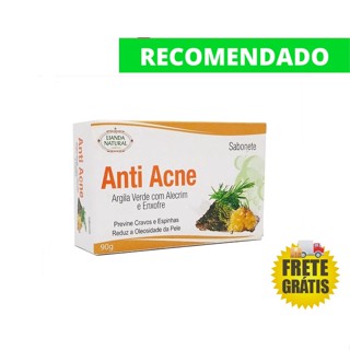 Sabonete Antisséptico Natural ANTI ACNE 90g - Lianda
