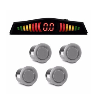 Sensor De Estacionamento Kx3 4 Pontos Display Prata em Oferta na Shopee