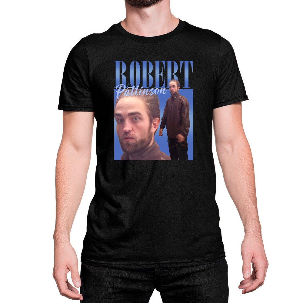 Camiseta T-Shirt Robert Pattinson Meme Algodão