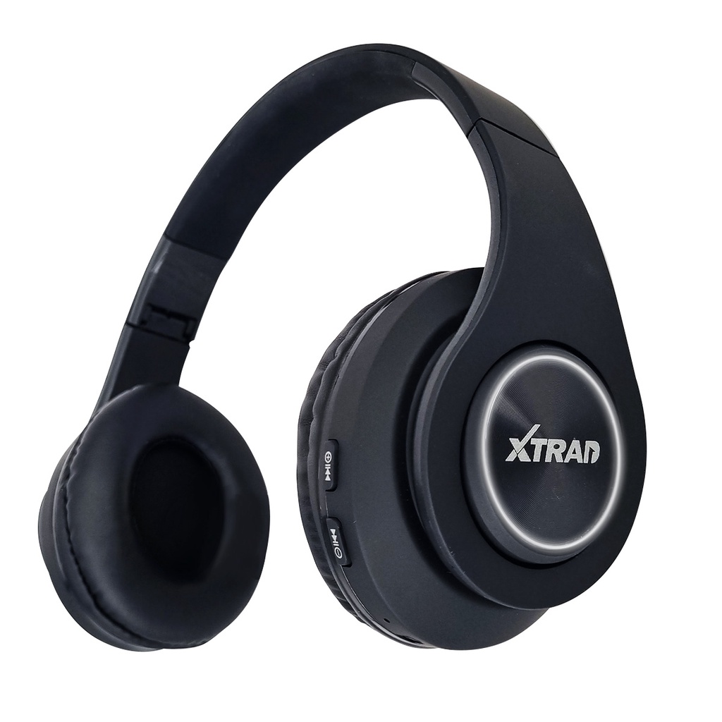 Fone de Gatinho Headphone Bluetooth Orelhas de Gato com LED XTrad LC-831