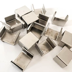 200 Chapinhas Dentada Garra Para Cordão De 20mm Fixador