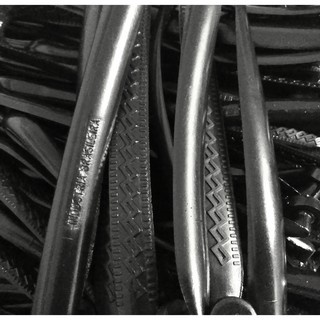 Tiras de Chinelos Correia Larga 1 Par Tradicional Masculino PRETA Alça Flexível em PVC Macias Alto Brilho em Oferta na Shopee