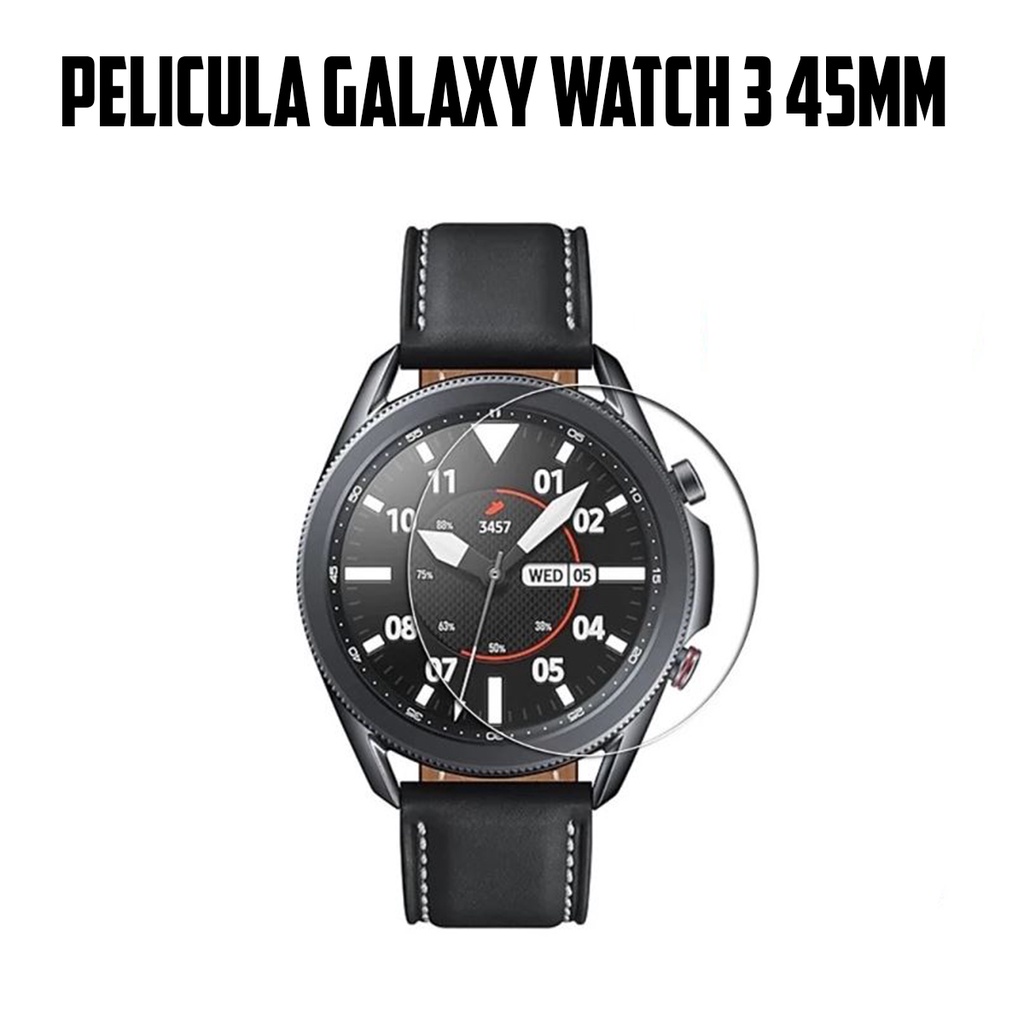 Película de vidro temperado para Smartwatch Samsung galaxy watch 3 41mm e 45mm Proteção Tela