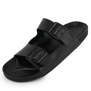 Sandália Birken Masculina Couro Legitimo Anatomica Confort de Fivela Preta Black em Oferta na Shopee