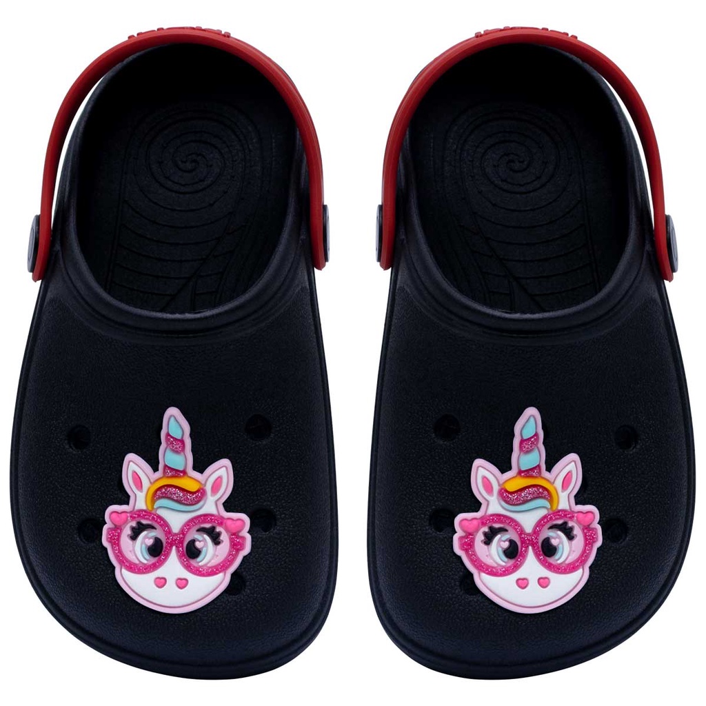 Sandalia Babuche Infantil Menina Unicornio Iate Macio Pópidi 12.31 em Oferta na Shopee