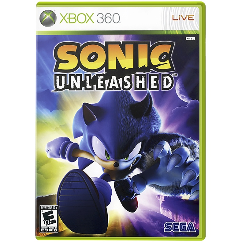 Sonic Unleashed para xbox 360 Lt com capa em Oferta na Shopee