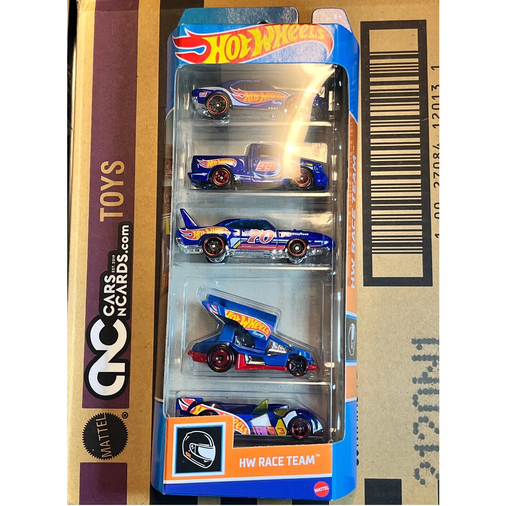 5-Pack Hot Wheels HW Race Team Hotwheels 67 Camaro F-150 Lightning