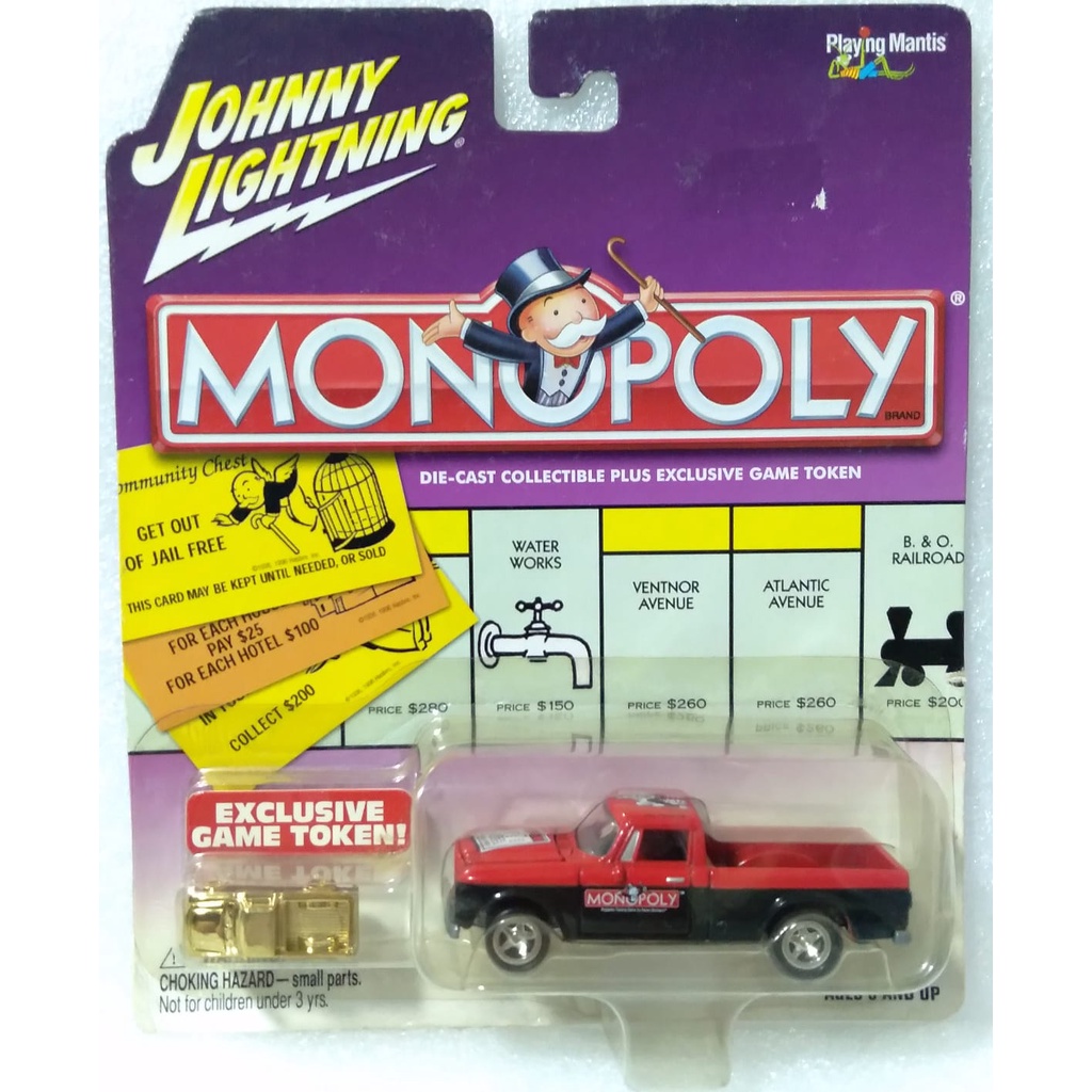 Johnny Lightning pickup '60s Studebaker Truck Monopoly Playng Mantis