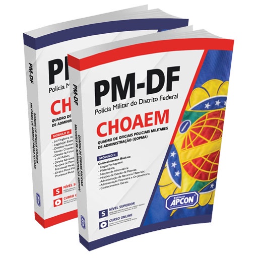 Apostila PM-DF 2023 - CHOAEM - Quadro de Oficiais Policiais Militares de Administração - QOPMA