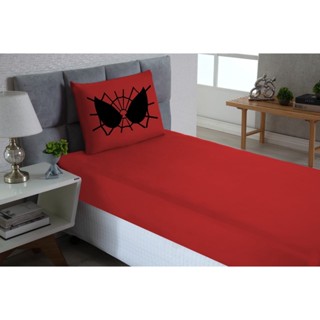 lencol homem aranha 2 pçs vermelho
