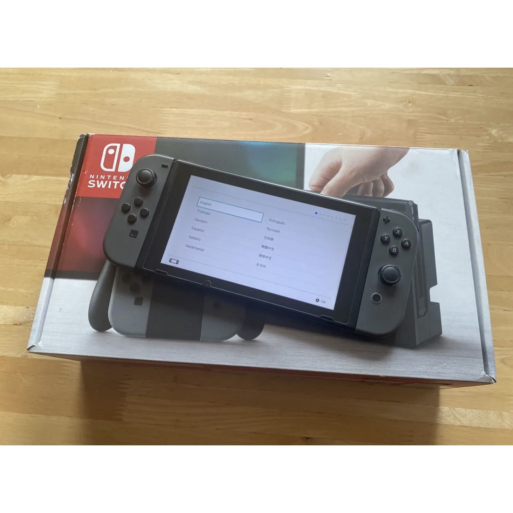 Nintendo Switch Console Grey 32GB Fully Boxed Original