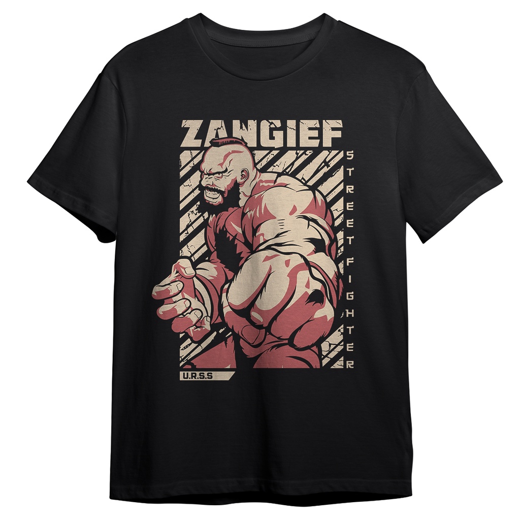Camiseta Zangief Street Fighter Gamer Geek Nerd Blusa Camisa