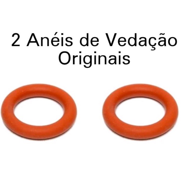 Kit 2 Anéis Vedação Original Anel Oring para Cápsula Retrolavagem de todas as Cafeteiras 3 Corações