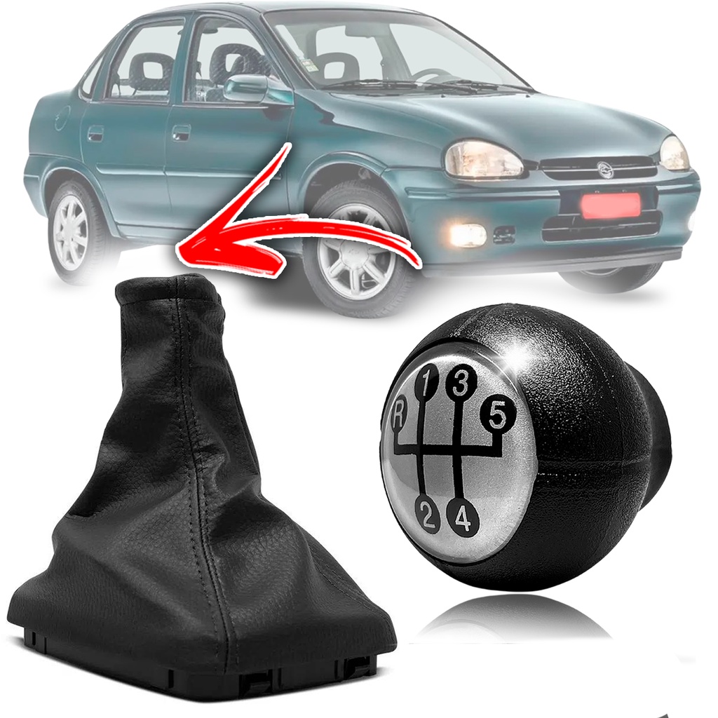 Coifa Alavanca Bola Marcha Cambio Celta Prisma Astra Vectra Corsa Hatch Sedan
