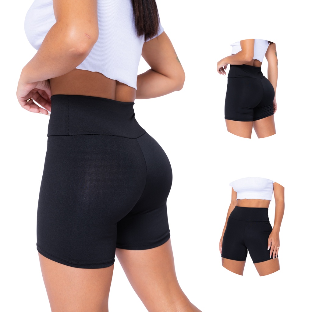 Shorts Legging Feminino Levanta Bumbum Academia Fitness Premium - Envio em 24 Horas