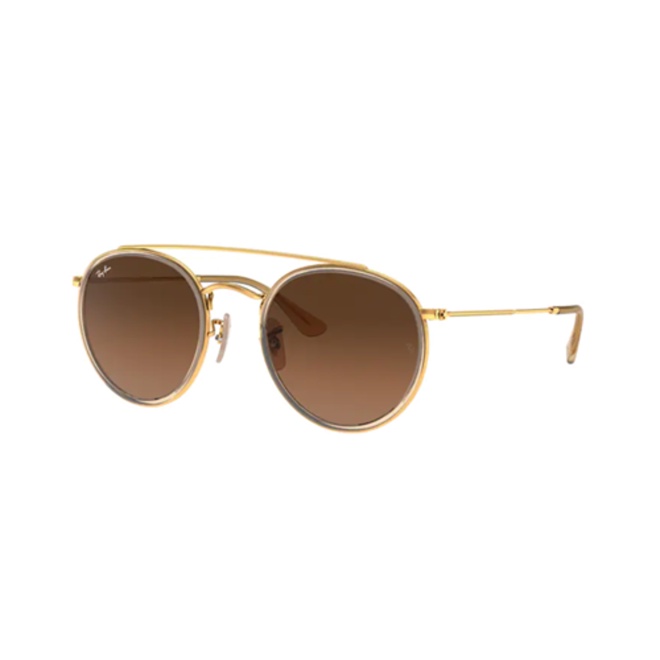 Óculos de Sol Dourado Ray Ban Round 0RB3647NL