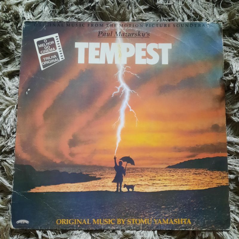 LP/Disco de vinil trilha sonora filme Tempest: A Tempestade (Stomu Yamashta, Paul Mazursky, 1983)
