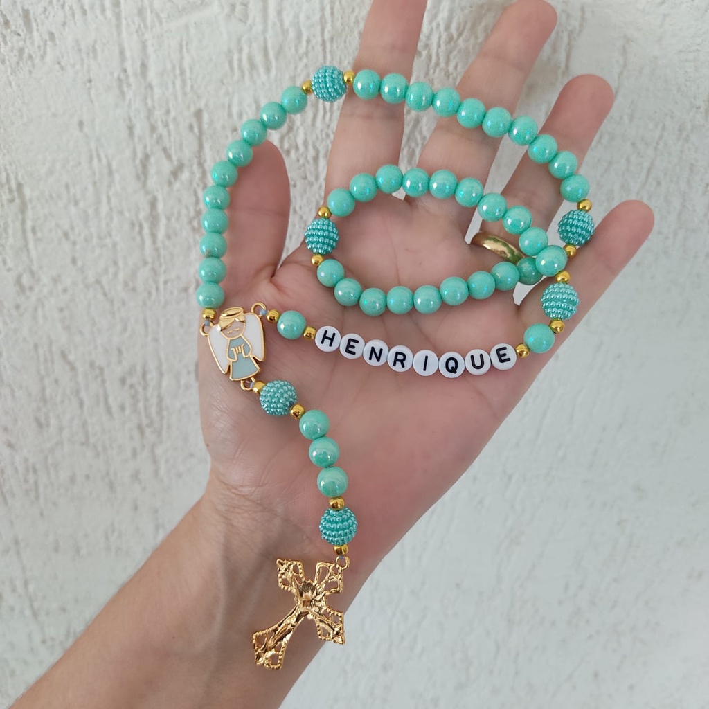 TERÇO INFANTIL PERSONALIZADO / TERÇO NOSSA SENHORA