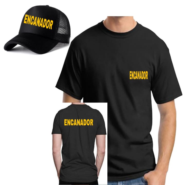 KIT CAMISETA + BONÉ ENCANADOR UNISSEX DE QUALIDADE R DISTRIBUIDORA
