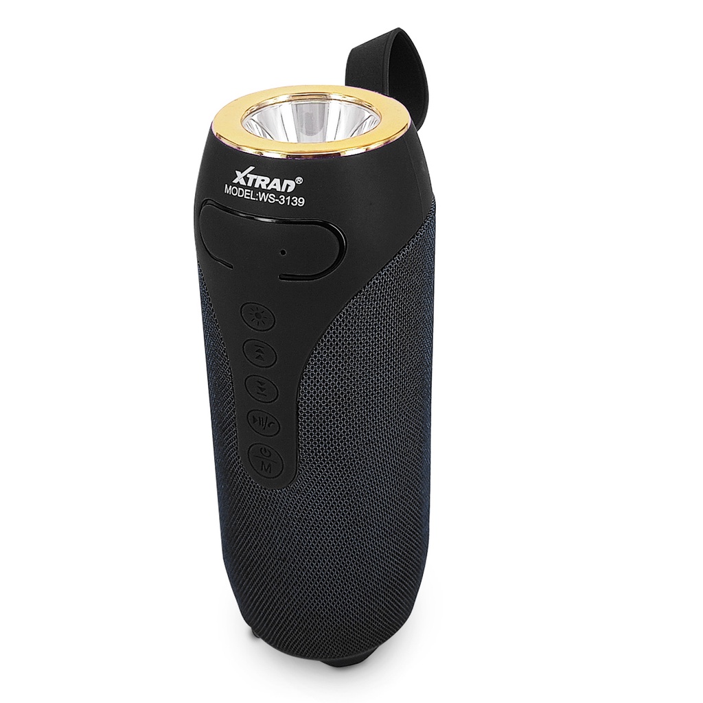 Caixinha Caixa de som bluetooth Portátil com Lanterna Chamadas TWS WS-3139