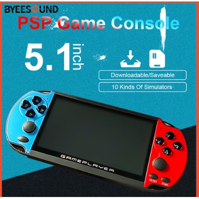 Jobs 5.1-Polegadas Console De Jogo Portátil Global X7 Mp5 Player 8gb Vídeogame 10.000 Jogos