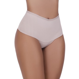 Calcinha Feminina Lucy conforto modeladora gestante pós parto cintura alta de Microfibra