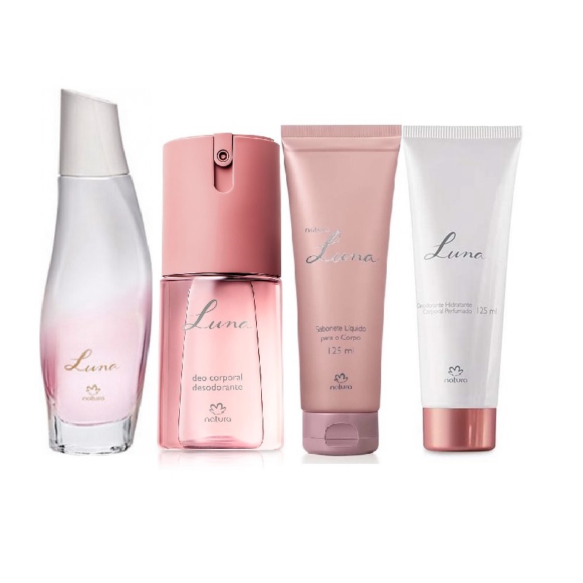 Kit Perfume Colônia Natura Luna Tradicional + Itens - Escolha Seu Kit Preferido