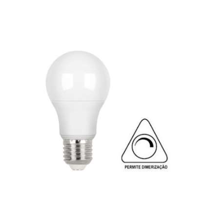 Lampada Bulbo Led Dimerizavel 9W E27 Branco Quente 3000K/ Frio 6500K BIVOLT em Oferta na Shopee