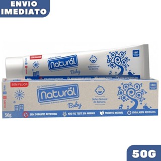 Creme Dental Orgânico Natural Baby Sabor Banana 50g - Suavetex