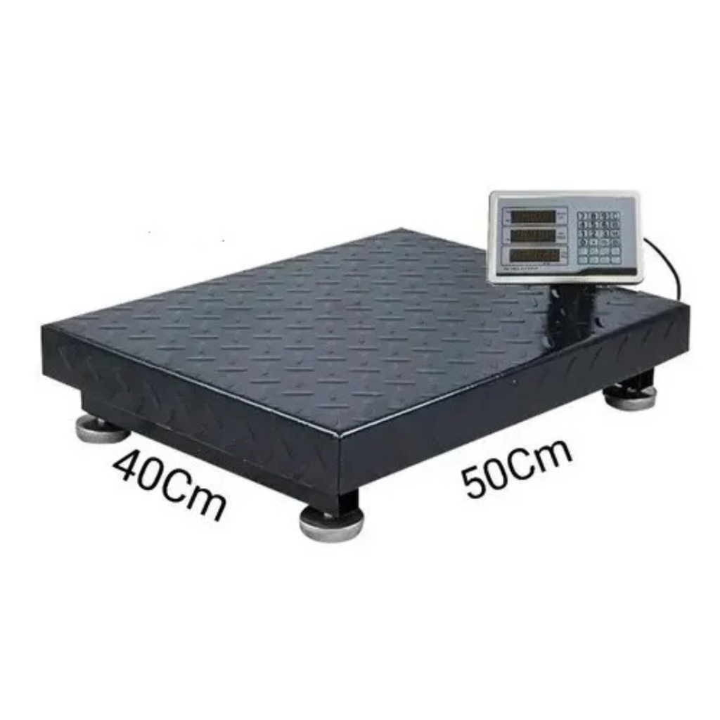 Balança de plataforma capacidade de 400kg, sem coluna, para reciclagem, sucatas, pet shop, bags em Oferta na Shopee