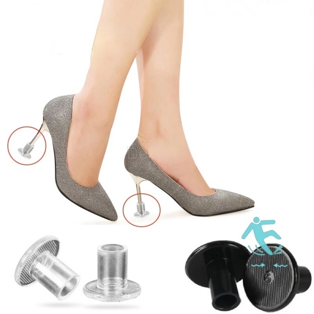 1 Par Protetor para Salto Alto Agulha Antiderrapante em Oferta na Shopee