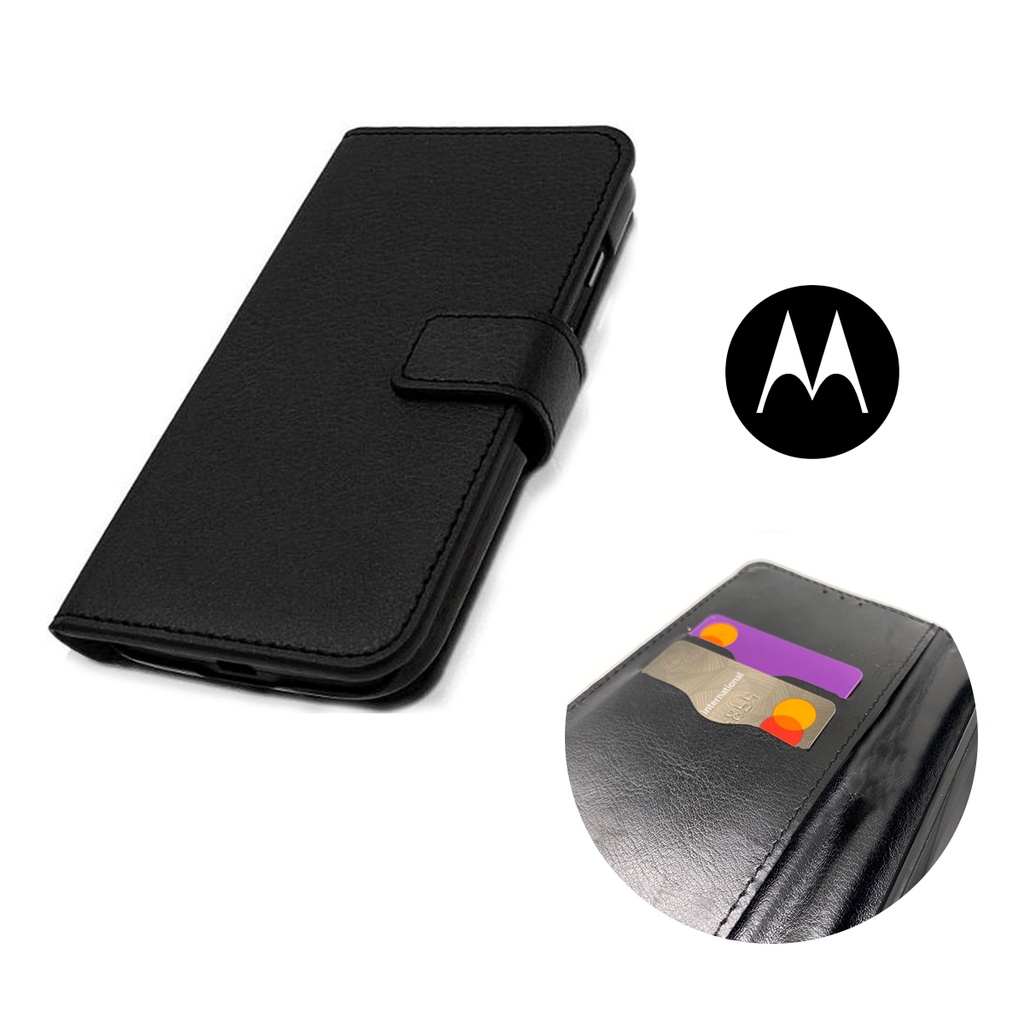 Capa Capinha Carteira Flip Todos Modelos Motorola Case Couro em Oferta na Shopee