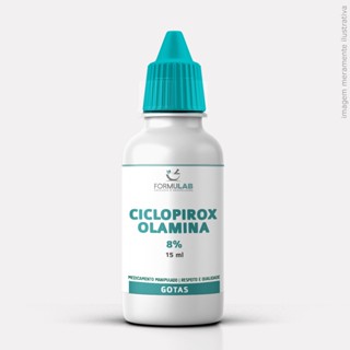 Ciclopirox Olamina 8% - Solução 15ml