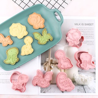 Kit Marcador de Massas Dinossauro Molde Biscuit