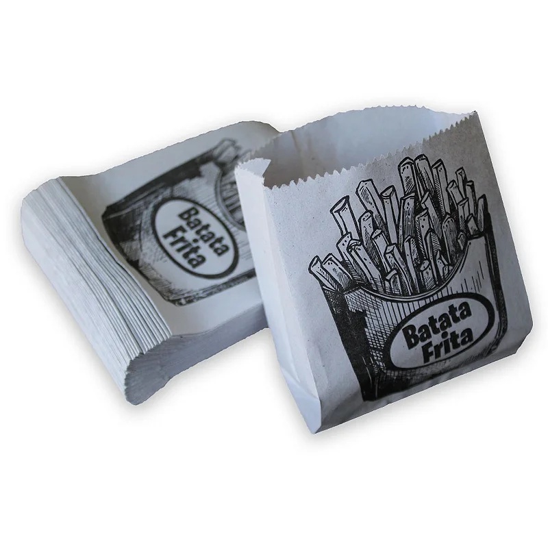 Saco decorado para batata frita (P) c/100 unidades - Abridão em Oferta na Shopee