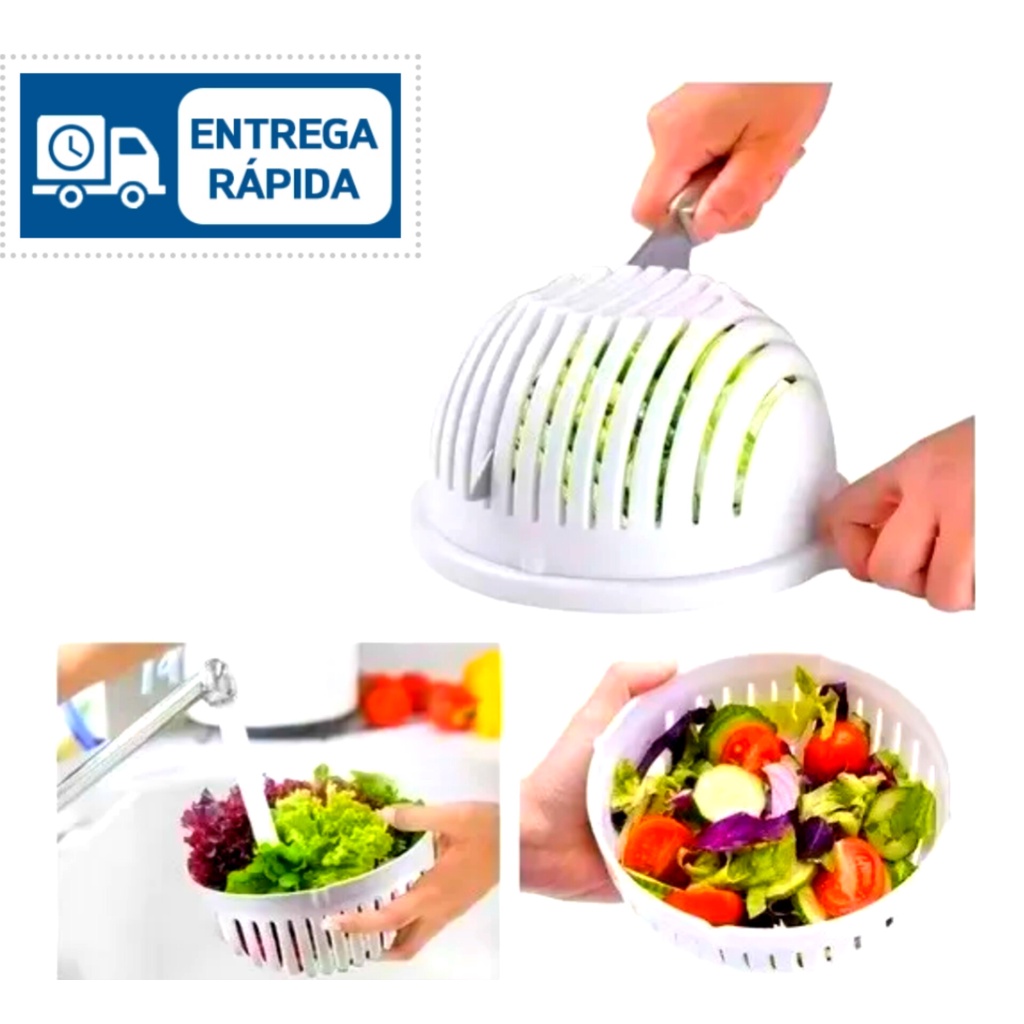 Cortador E Fatiador De Salada, Frutas E Legumes Salada Bowl