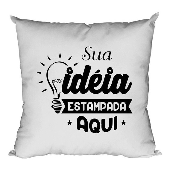 Capa de Almofada Personalizada  40x40 cm