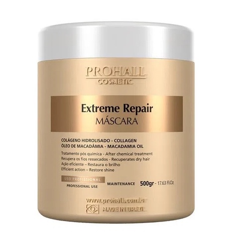 Prohall Extreme Repair Máscara Ultra Nutritiva 500g